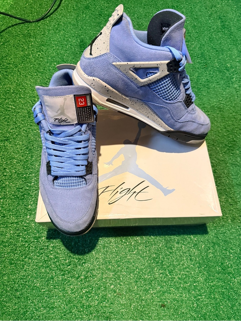 Jordan Suede Sneakers in Light Lavender Blue